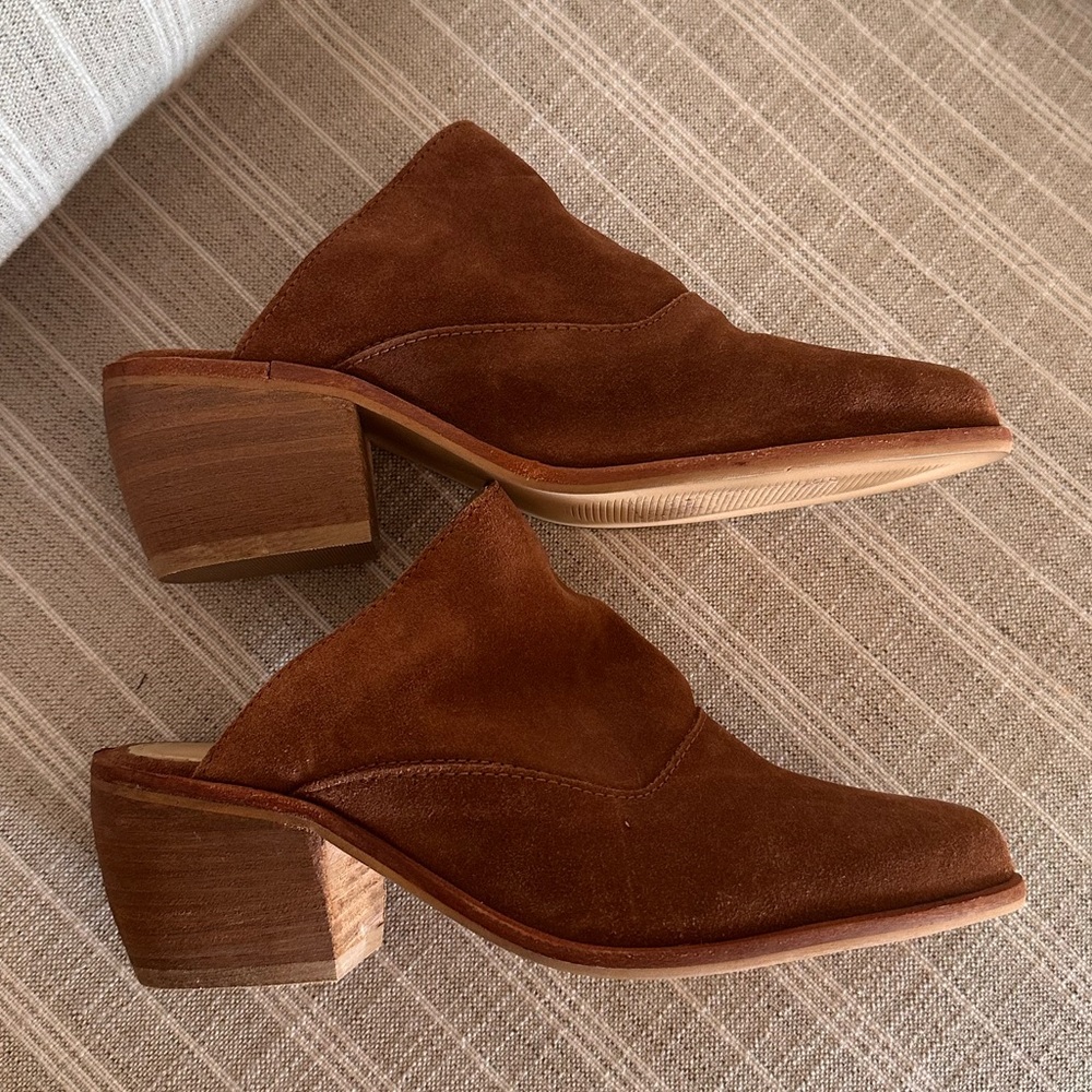 Splendid Suede Women's Heeled Mules